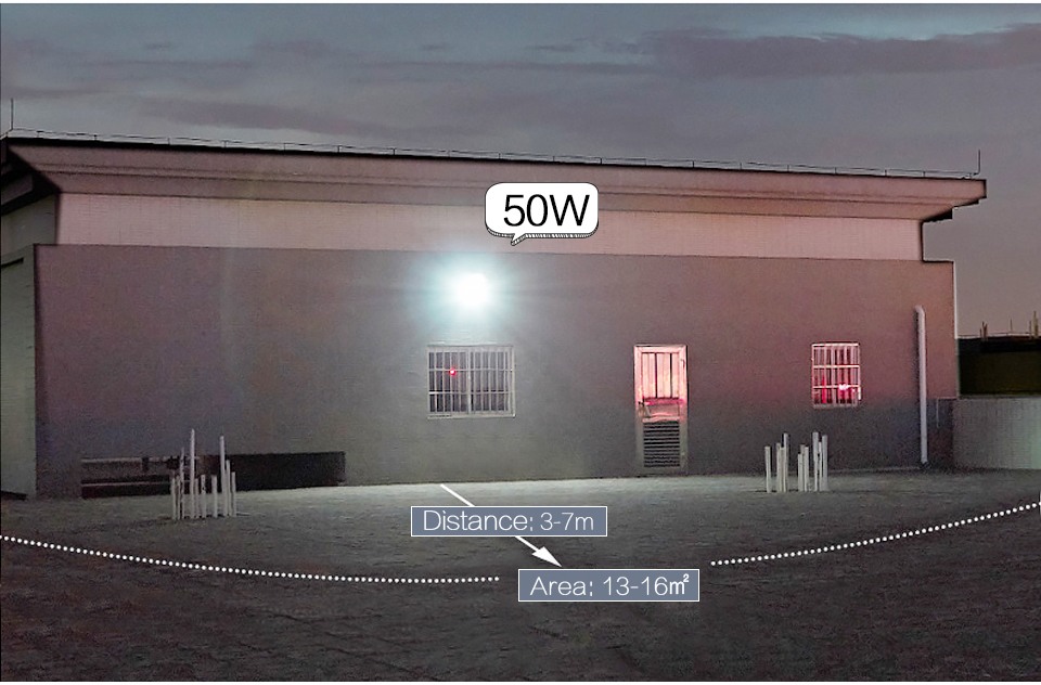PIR Motion Sensor LED FloodLight 10W 20W 30W 50W 100W Waterproof IP66 Outdoor light 220V Led Spotlight for Garden Wall Reflector