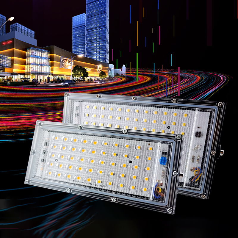 Led Flood Light 50W FloodLight AC220V LED Street Lamp Waterproof Landscape Lighting 230V 240V Led Spotlight Outdoor Lighting