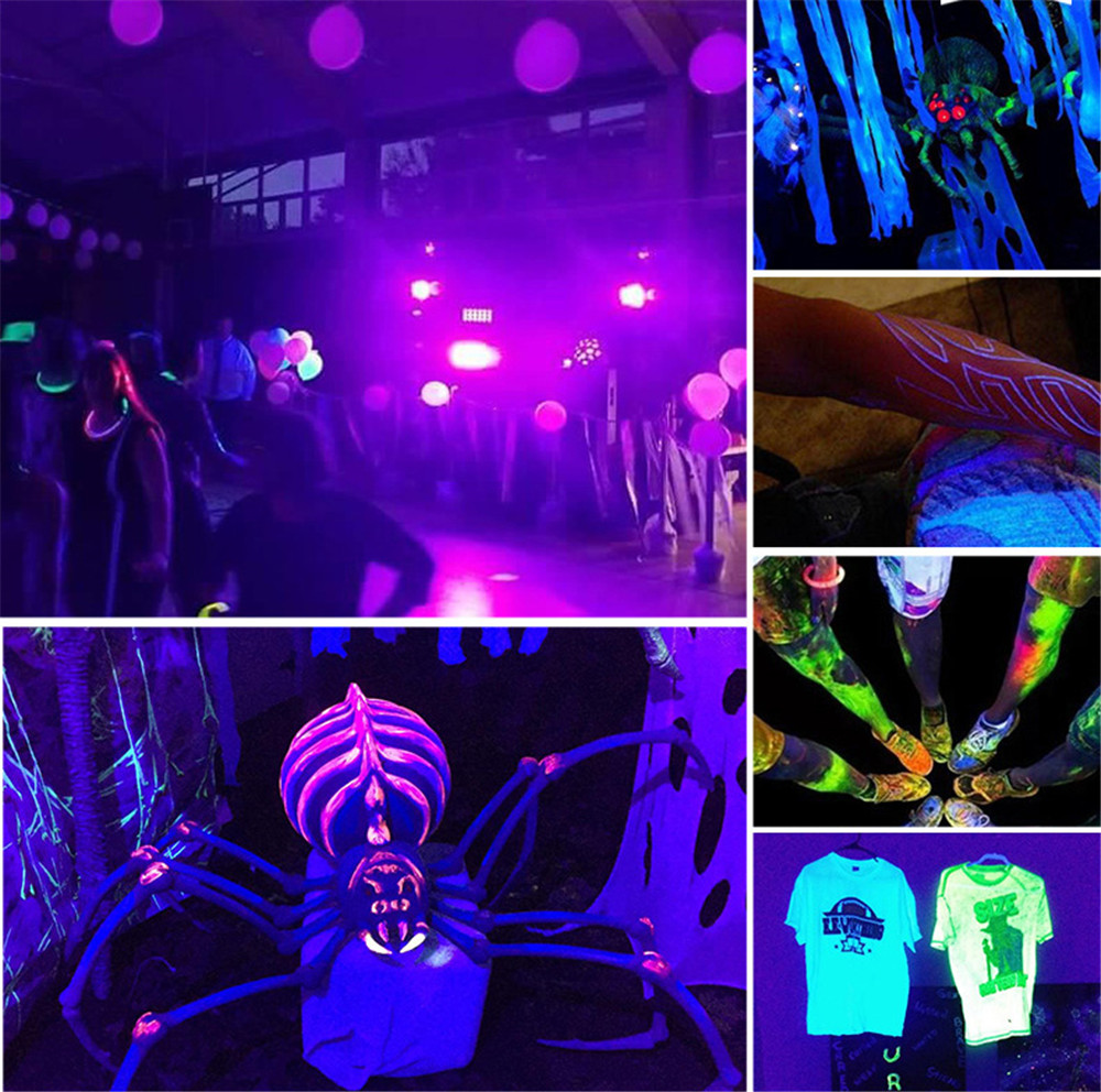 10W 20W 30W 50W UV Led Floodlight Ultra Violet LED Black Light Outdoor IP66 Waterproof Stage Light for Bar Halloween Dance Party