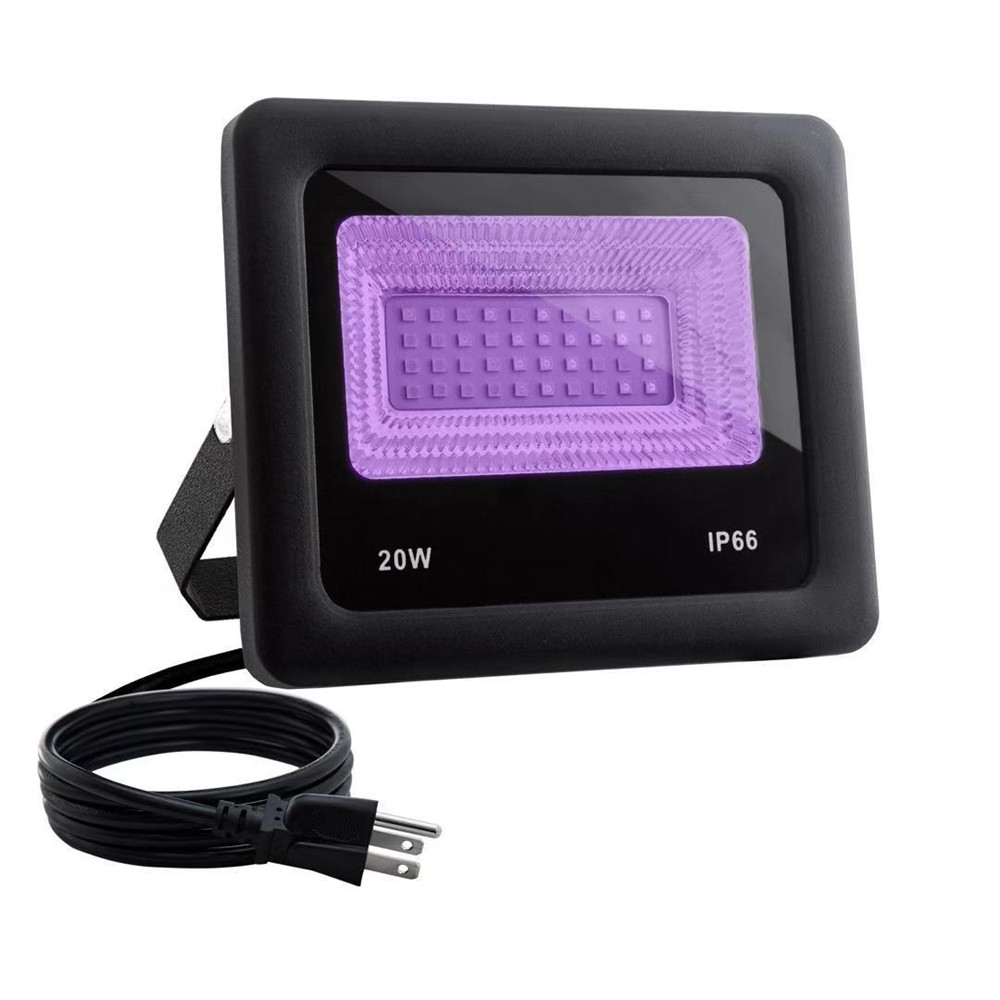 10W 20W 30W 50W UV Led Floodlight Ultra Violet LED Black Light Outdoor IP66 Waterproof Stage Light for Bar Halloween Dance Party