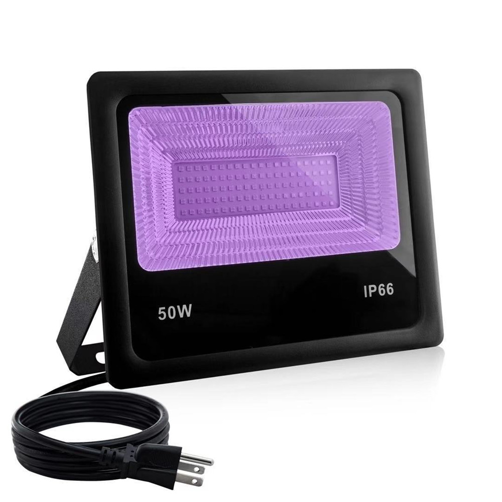 10W 20W 30W 50W UV Led Floodlight Ultra Violet LED Black Light Outdoor IP66 Waterproof Stage Light for Bar Halloween Dance Party