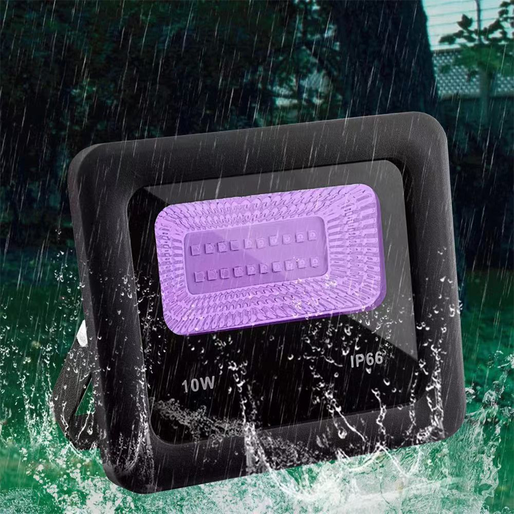 10W 20W 30W 50W UV Led Floodlight Ultra Violet LED Black Light Outdoor IP66 Waterproof Stage Light for Bar Halloween Dance Party
