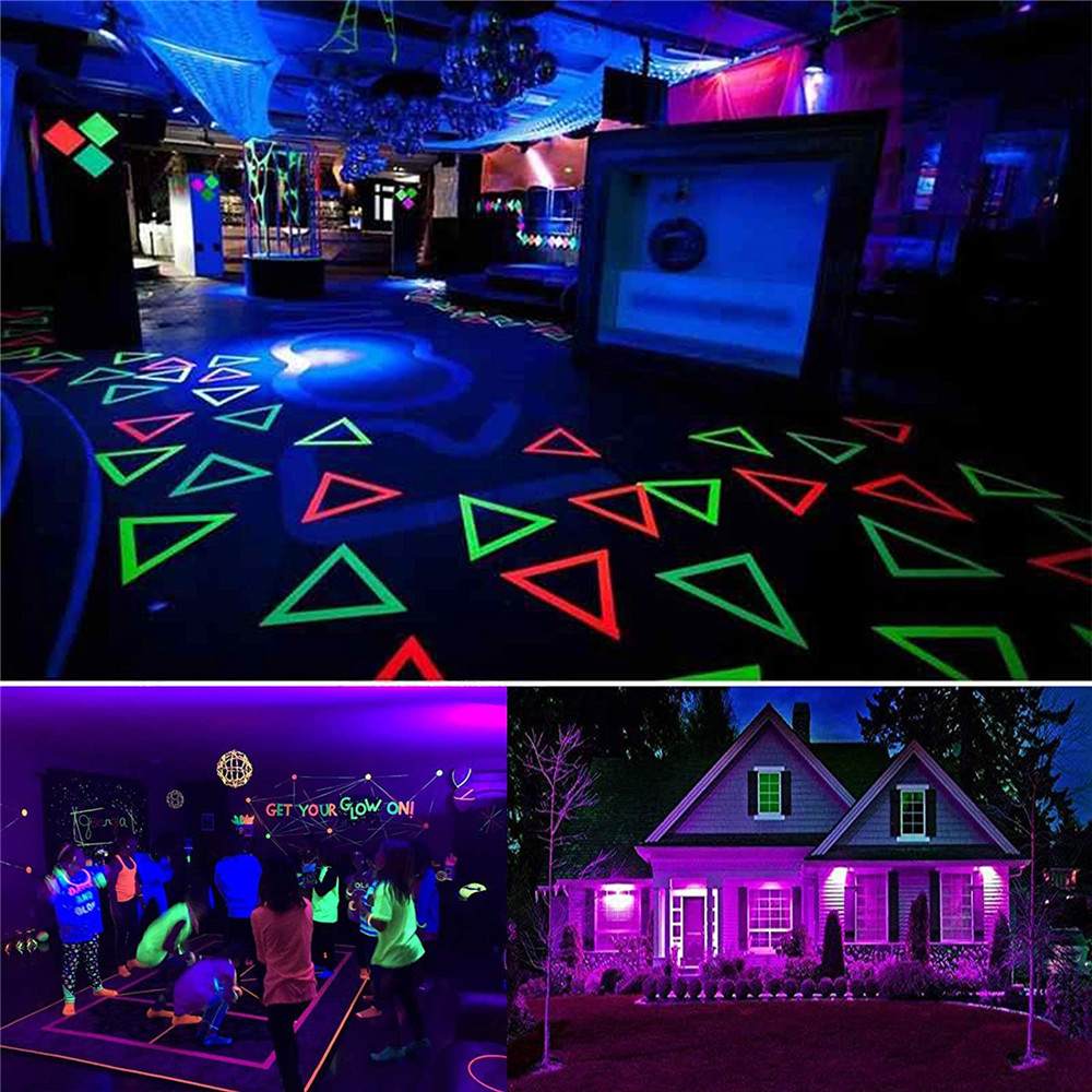 30W 60W 100W UV LED Floodlight Ultraviolet Light AC85-265V IP66 Waterproof LED Black Light Halloween Party Stage Spotlights