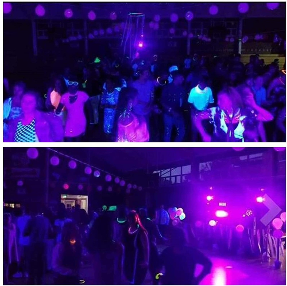50/100W UV LED Floodlight IP65 Waterproof Ultraviolet Fluorescent Black Lights DJ Disco Stage Night Lamp for Bar Halloween Party
