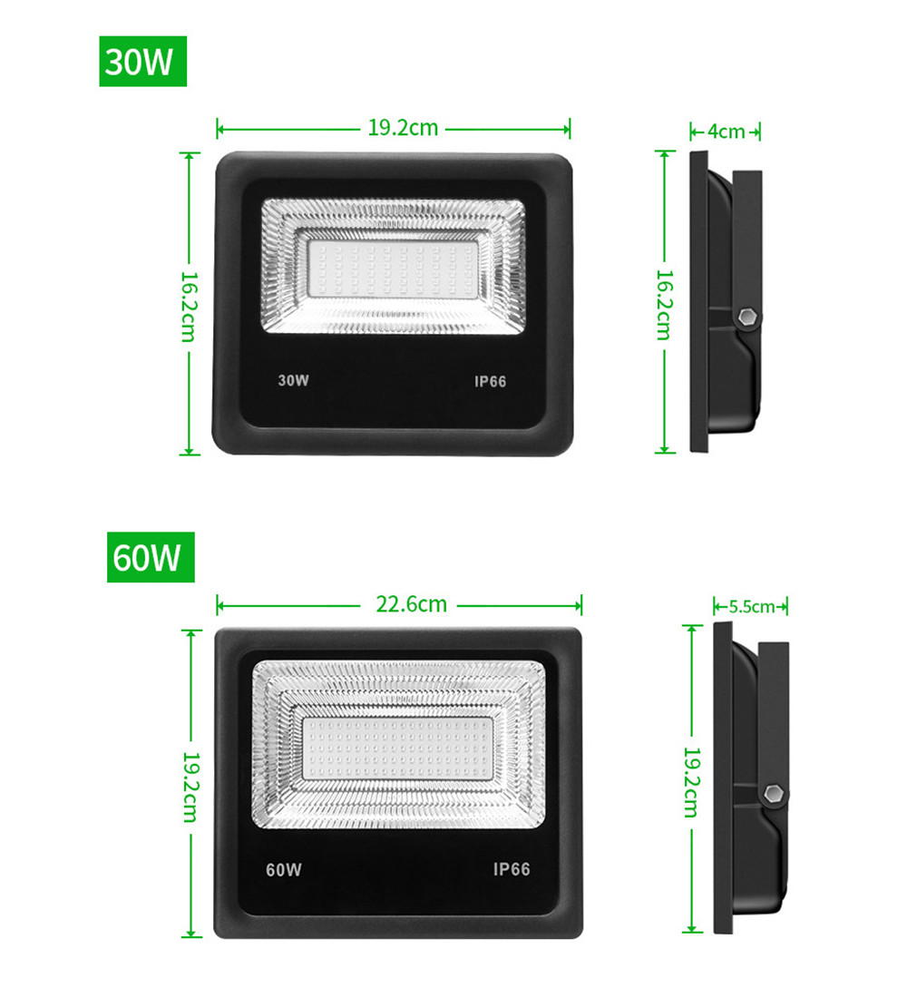 UV LED Black Light 30W 60W Ultraviolet LED Flood light Blacklight IP66 Waterproof Outdoor Stage Light for Bar Dance Party Xmas