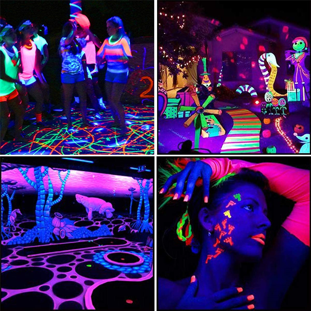 UV LED Black Light 30W 60W Ultraviolet LED Flood light Blacklight IP66 Waterproof Outdoor Stage Light for Bar Dance Party Xmas
