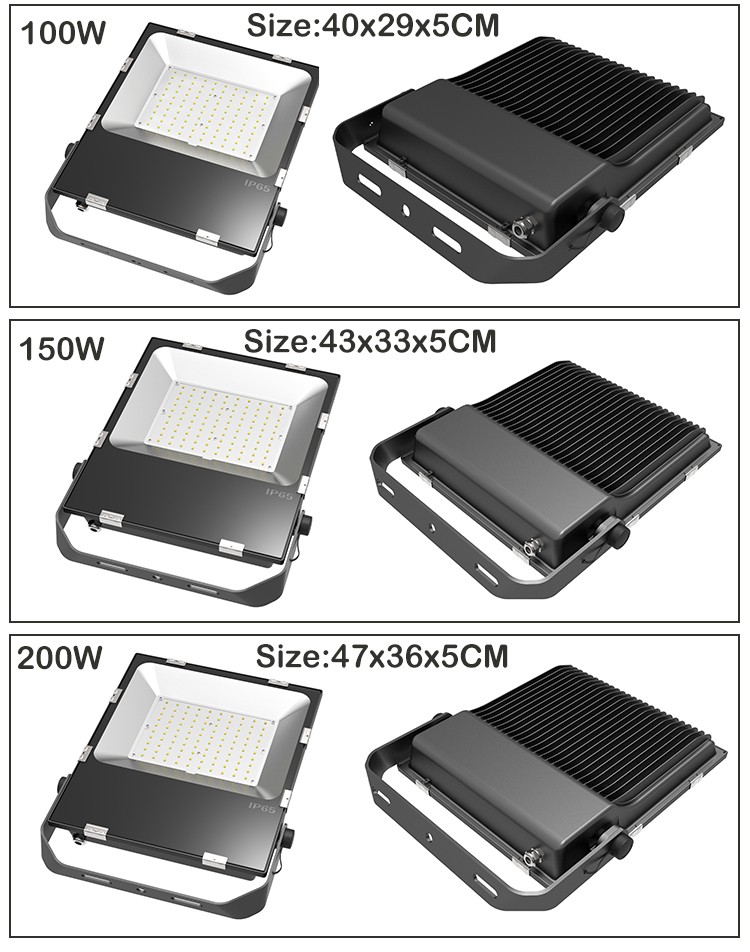 Warm White cool white LED FloodLight 10W 30W 50W 100W Reflector LED Flood Light Waterproof IP65 Spotlight Wall Outdoor Lighting