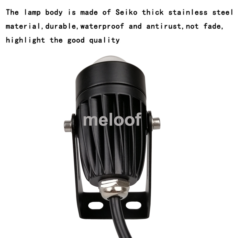 Mini AC110V 220V 12V led garden lights 3W outdoor spotlight lampara for lawn lights waterproof Aluminum spot lamp