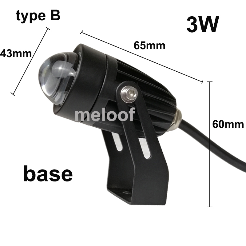 3W 110V 220V Narrow light led lawn light with six color and waterproof IP65 led garden light decoration lighting for garden lamp