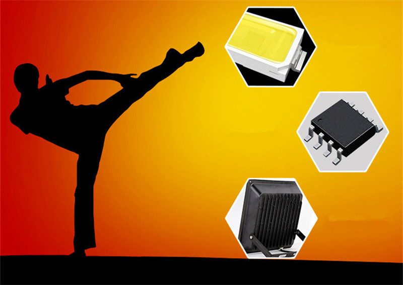 LED Floodlight 150W 50W 30W 20W 10W Ultra Thin Led Flood Light Spotlight Outdoor 220V IP65 Outdoor Wall Lamp Flood Light Led