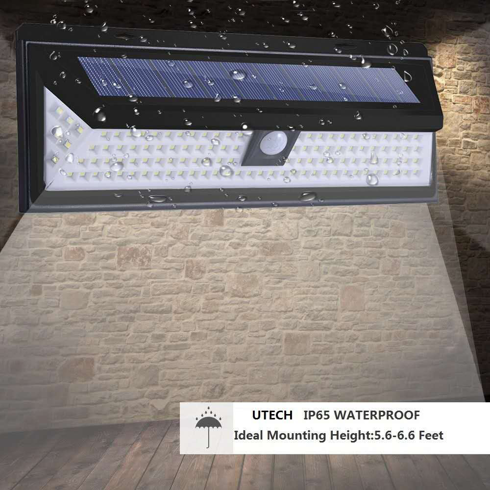90 LED Solar Light Outdoor Solar Lamp Powered Sunlight PIR Motion Sensor Waterproof Street Lamp for Garden Decoration