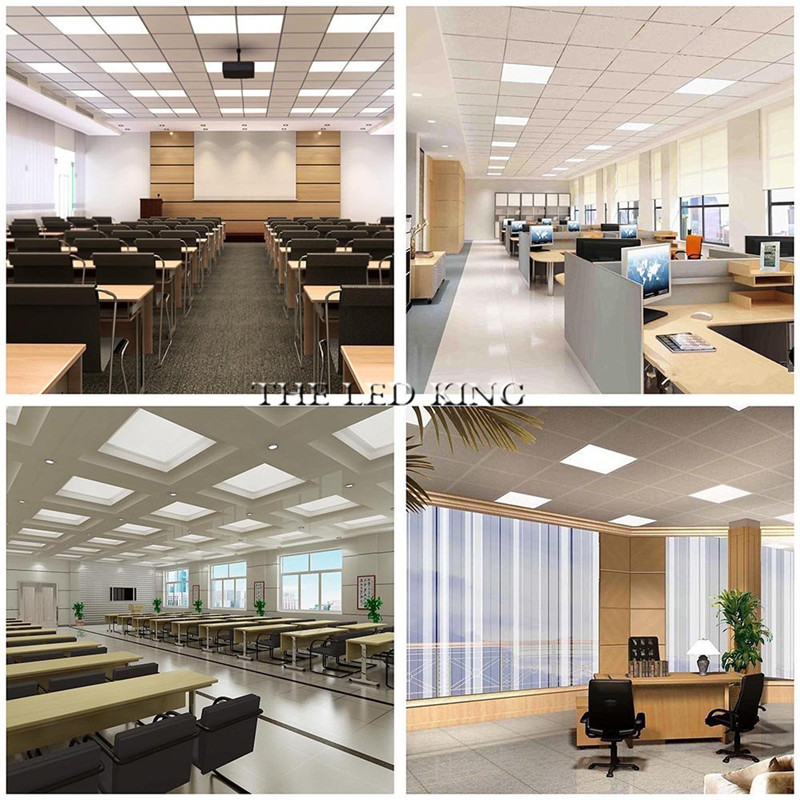 Ultra Thin Flat 80W LED Panel Light 600x600mm Square Lampada High Power Cold white Energy Savin Indoor Ceiling Lamp for Office