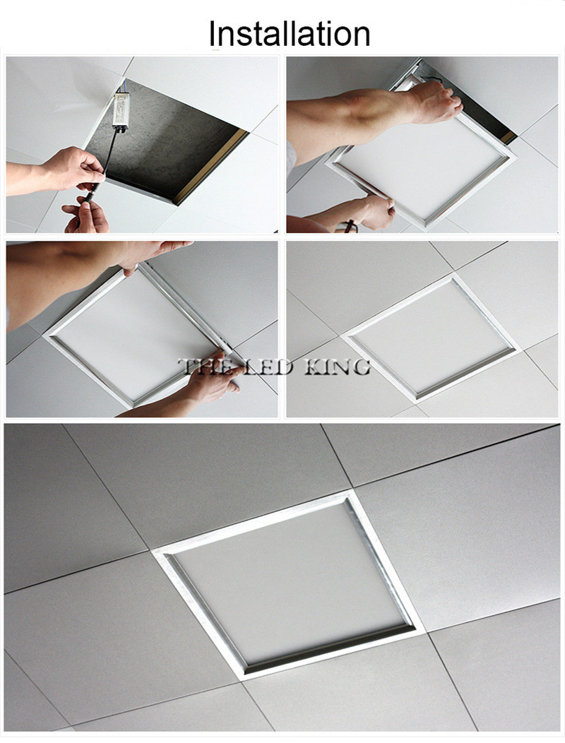Ultra Thin Flat 80W LED Panel Light 600x600mm Square Lampada High Power Cold white Energy Savin Indoor Ceiling Lamp for Office