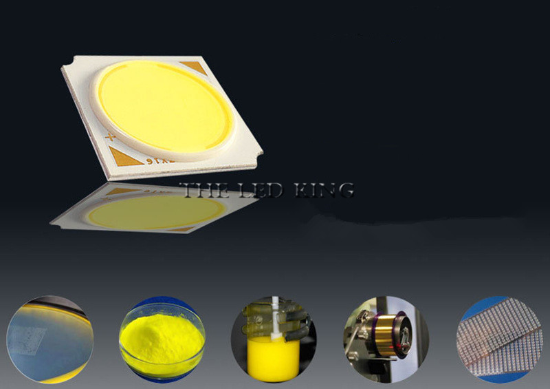 10pcs Round LED COB Chip 12mm Shinning Surface 9V 3W LED Beads for Spot light Downlights Cold White 6000K 11mm Dimate