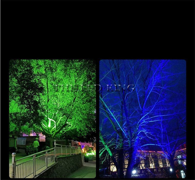 10W/30W/50W RGB LED Flood Light 16 Colors Waterproof LED Floodlight Outdoor Spotlight Flashlight with Remote Party Neon Light