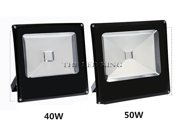 10W/30W/50W RGB LED Flood Light 16 Colors Waterproof LED Floodlight Outdoor Spotlight Flashlight with Remote Party Neon Light