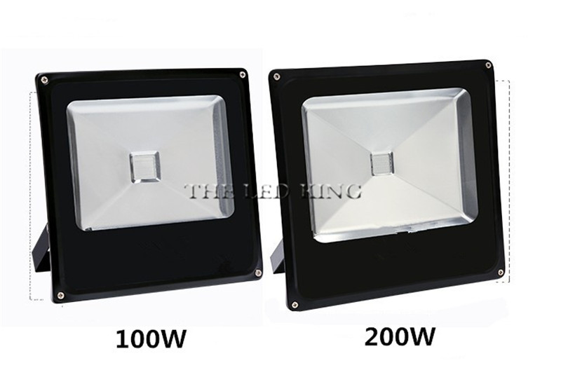 10W/30W/50W RGB LED Flood Light 16 Colors Waterproof LED Floodlight Outdoor Spotlight Flashlight with Remote Party Neon Light