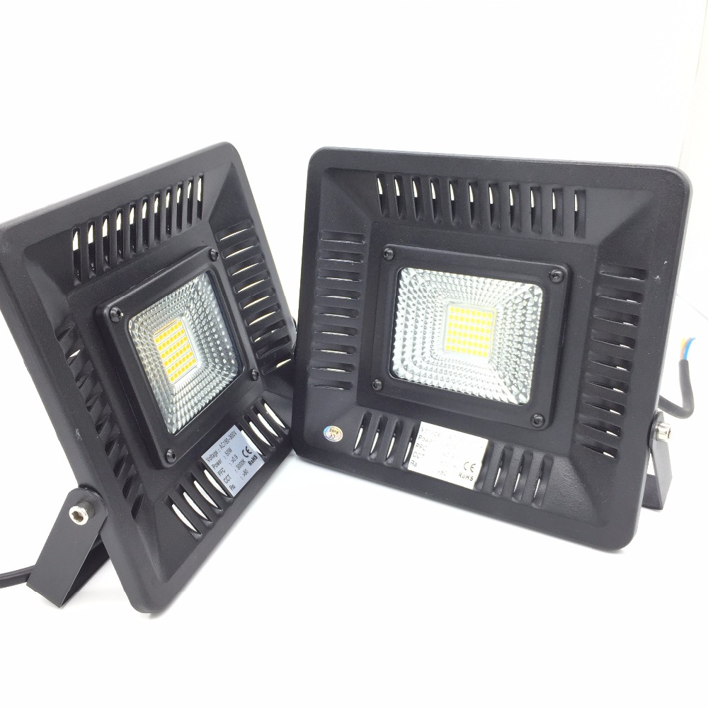 Ultra Thin 50W LED Flood Light Floodlight Waterproof Outdoor Lighting Lamp Garden Spot Light Refletor Warm/Cold White 220V