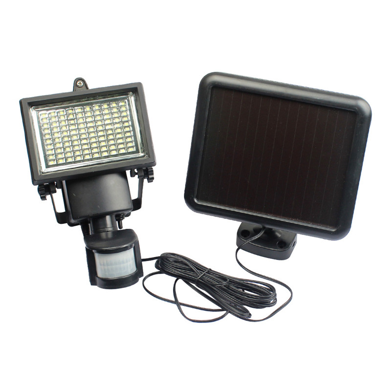 100 LED Solar Light Outdoor Sensor Security Garden Light PIR Motion Sensor Emergency Lamp Path Wall Solar Lamps
