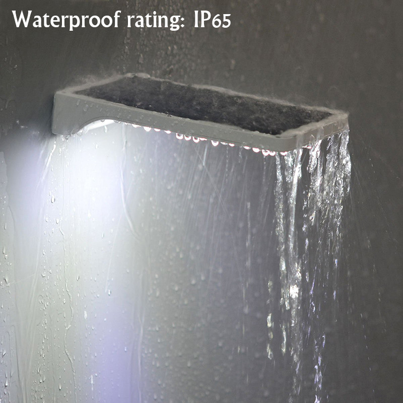 4pcs Solar Power 450LM 36 LED PIR Motion Sensor Lamps Outdoor Street Waterproof Wall Lights Garden Security Lamp with pole