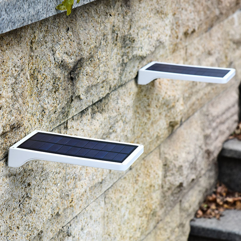 4pcs Solar Power 450LM 36 LED PIR Motion Sensor Lamps Outdoor Street Waterproof Wall Lights Garden Security Lamp with pole