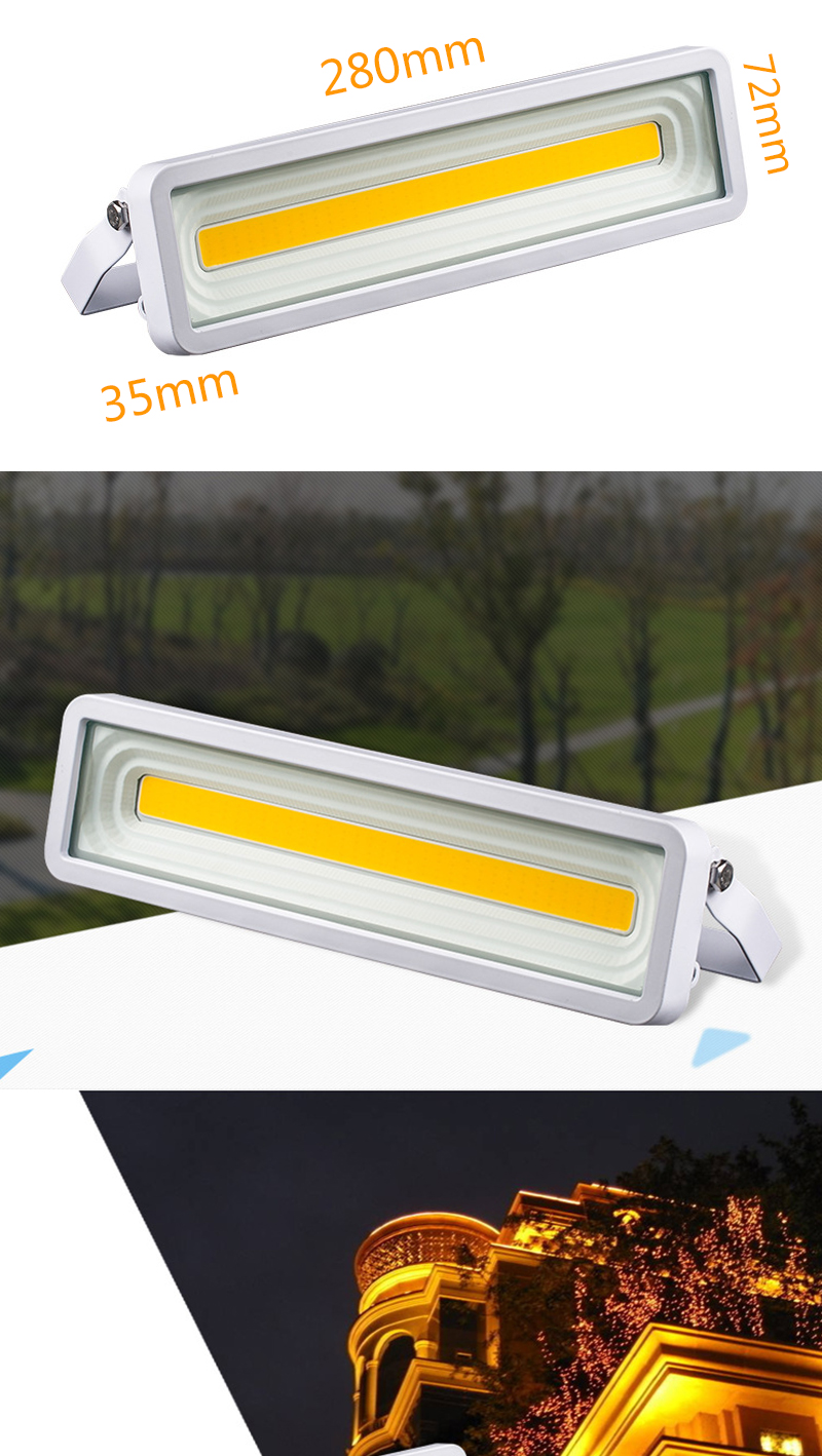Outdoor waterproof LEDCOB floodlight 50W IP65 LED projector floodlight lawn lamp outdoor lighting garden lawn lamp wall lamp