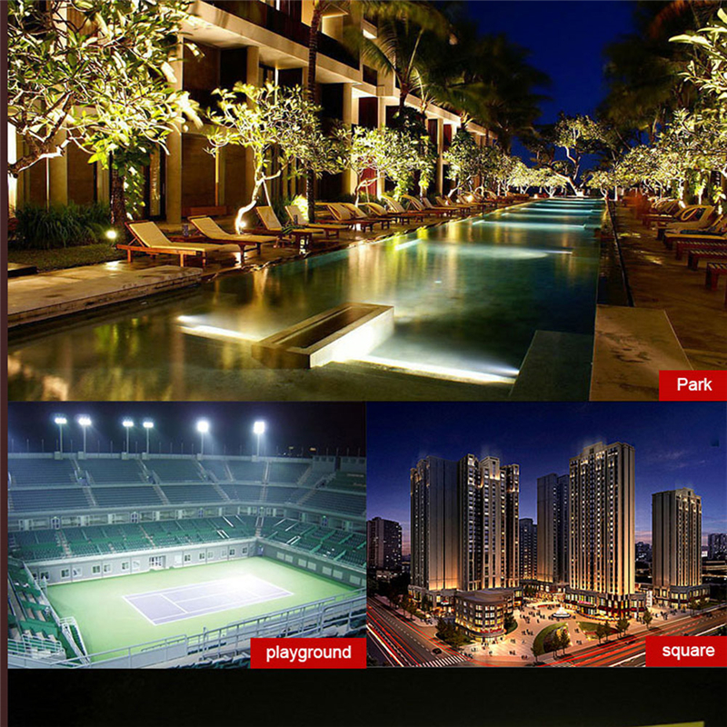 LED Spotlight Outdoor Lighting Projector Reflector Wall Lamp 220V LED Flood Light 100W 200W 400W 800W 1500W 2500W Floodlight