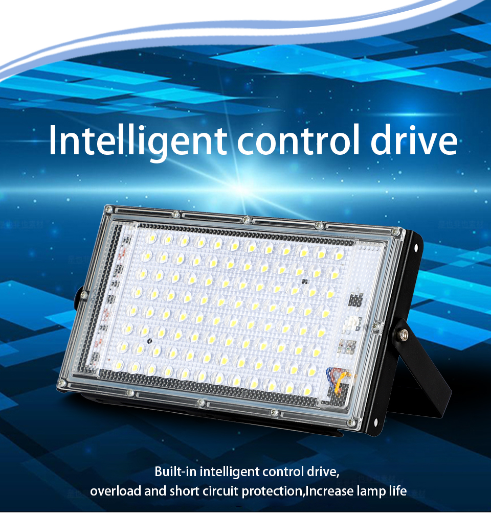 Reflector Led Floodlight 30W 50W 100W AC 220V Outdoor Flood light Spotlight LED Street Lamp Projector Exterior IP65 Waterproof