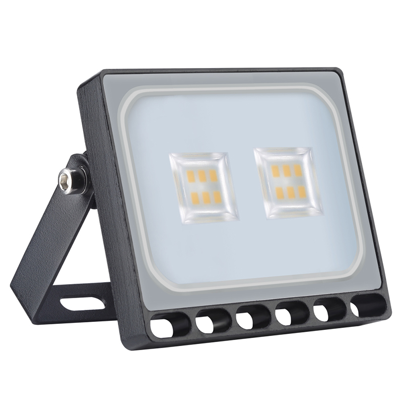 2pcs 10W Ultra thin LED Flood Light Outdoor Garden Yard Landscape Spotlight Floor Wall Lamp 220V 700 lumens Outdoor Lighting