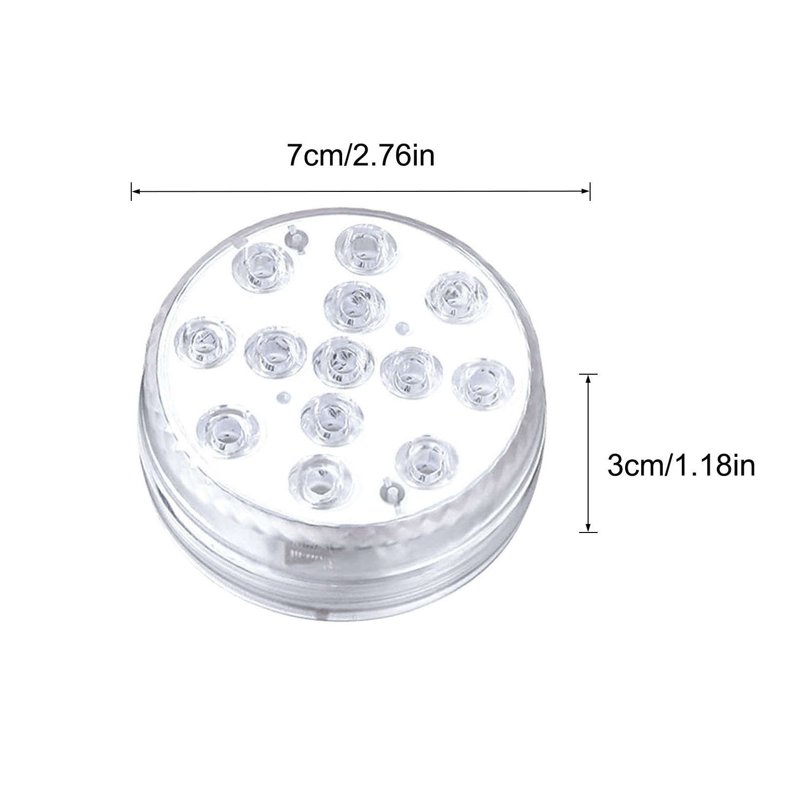 Underwater Light USB Rechargeable Swimming Pool Lamp LED Pool Lights Underwater