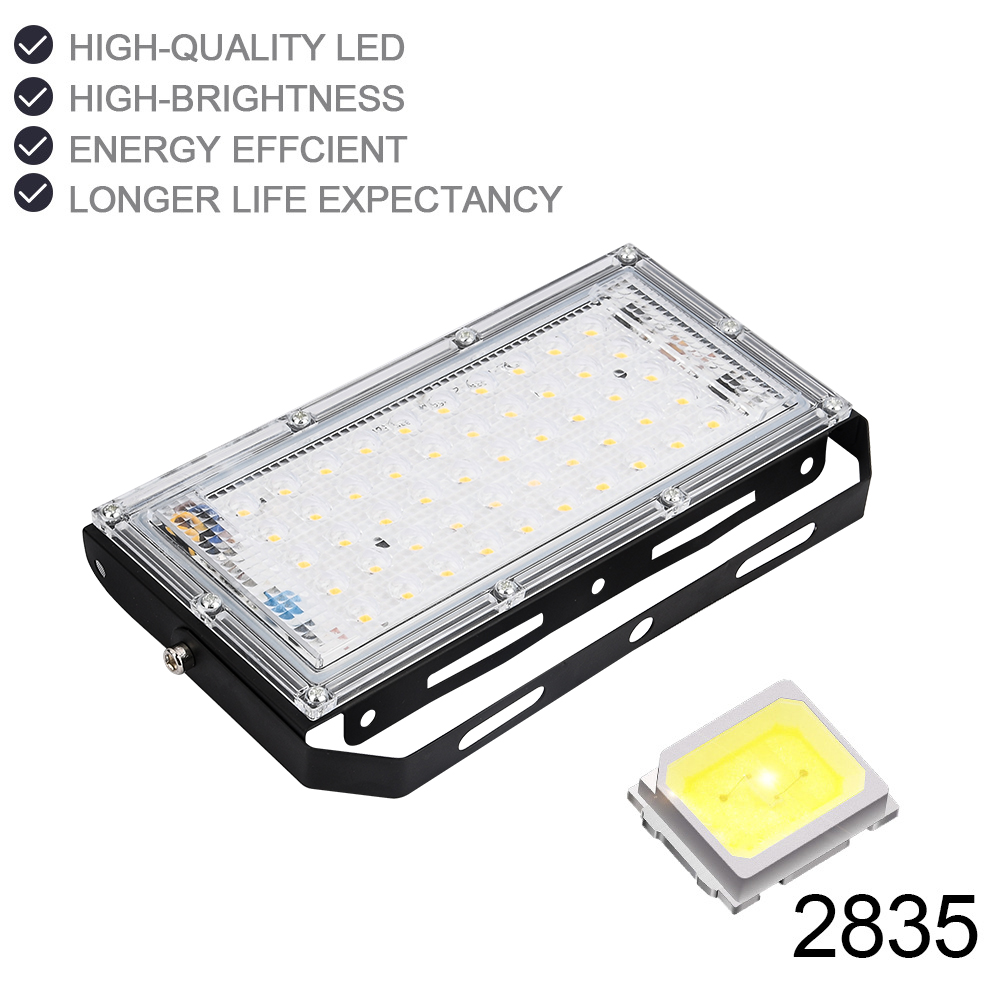 50W 100W RGB Led Spotlight Outdoor Flood Light Waterproof IP66 AC 220V Reflector Led Projector SMD 2835 With Remote Controller
