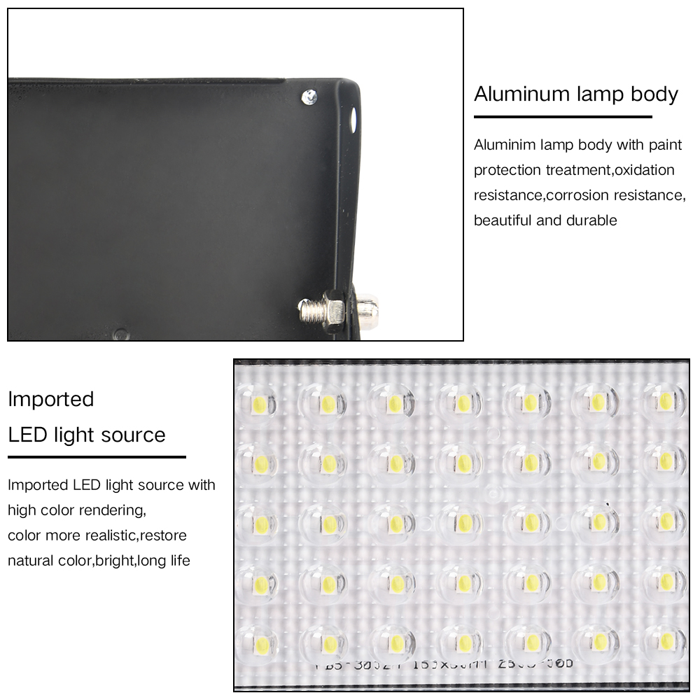 50W 100W RGB Led Spotlight Outdoor Flood Light Waterproof IP66 AC 220V Reflector Led Projector SMD 2835 With Remote Controller