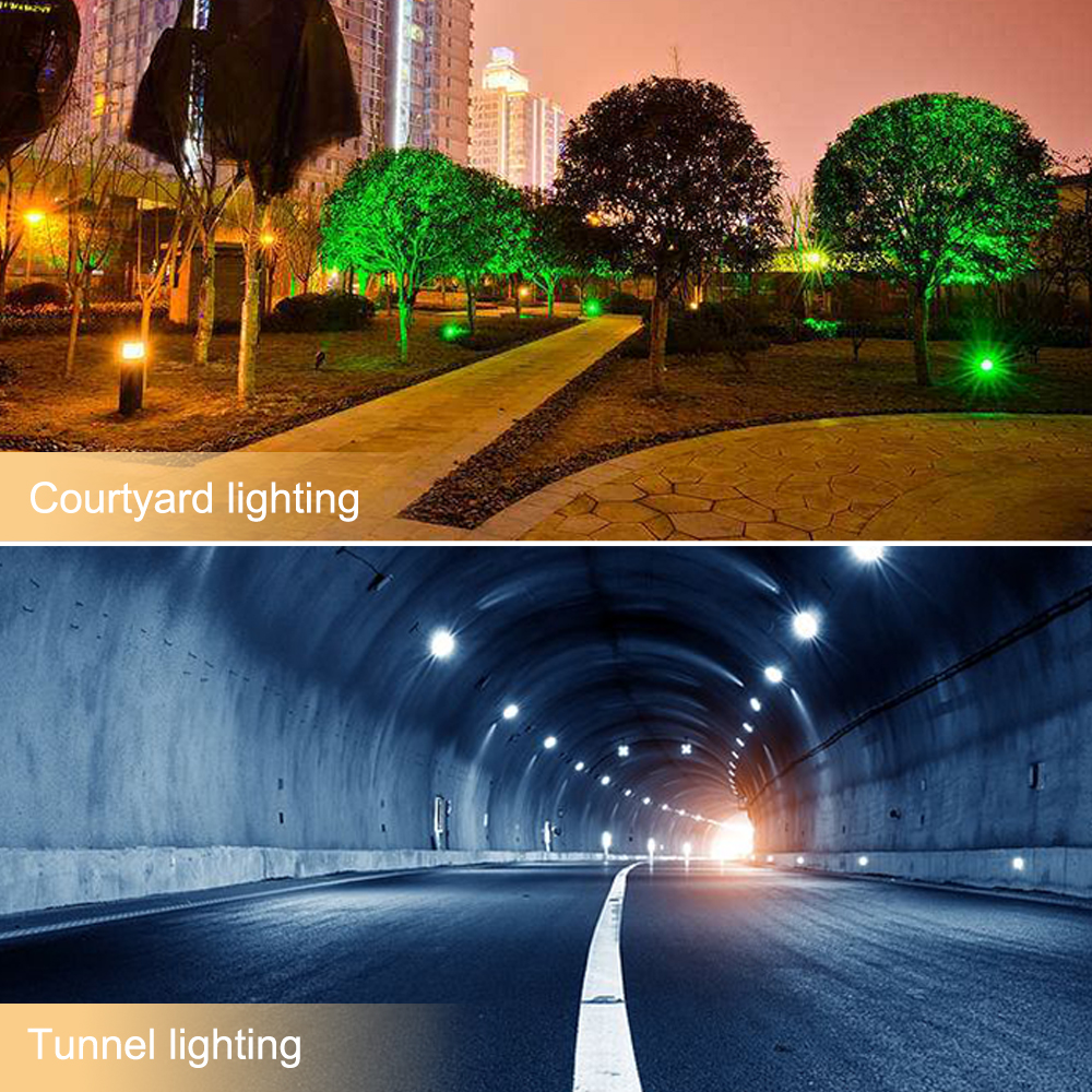 50W 100W RGB Led Spotlight Outdoor Flood Light Waterproof IP66 AC 220V Reflector Led Projector SMD 2835 With Remote Controller