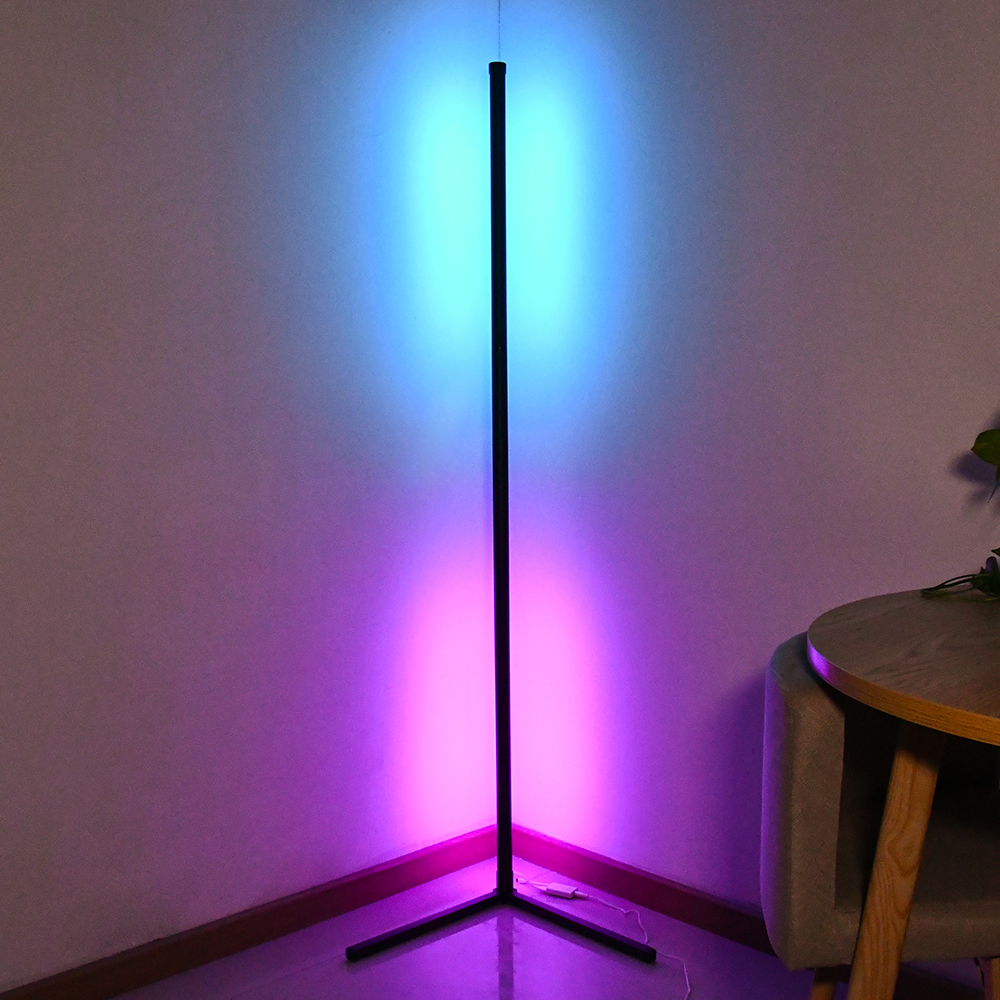 Led Night Lamp Nordic RGB Modern Bedroom Night Light Dimming Standing Lamp Home Decor Indoor Standing Light Fixtures