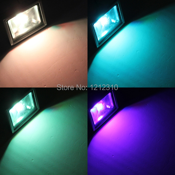1pcs Ultra Bright 10W 20W 30W 50W RGB AC220V 110V Led Flood light Waterproof IP65 Led Reflector Led Floodlight Outdoor lighting
