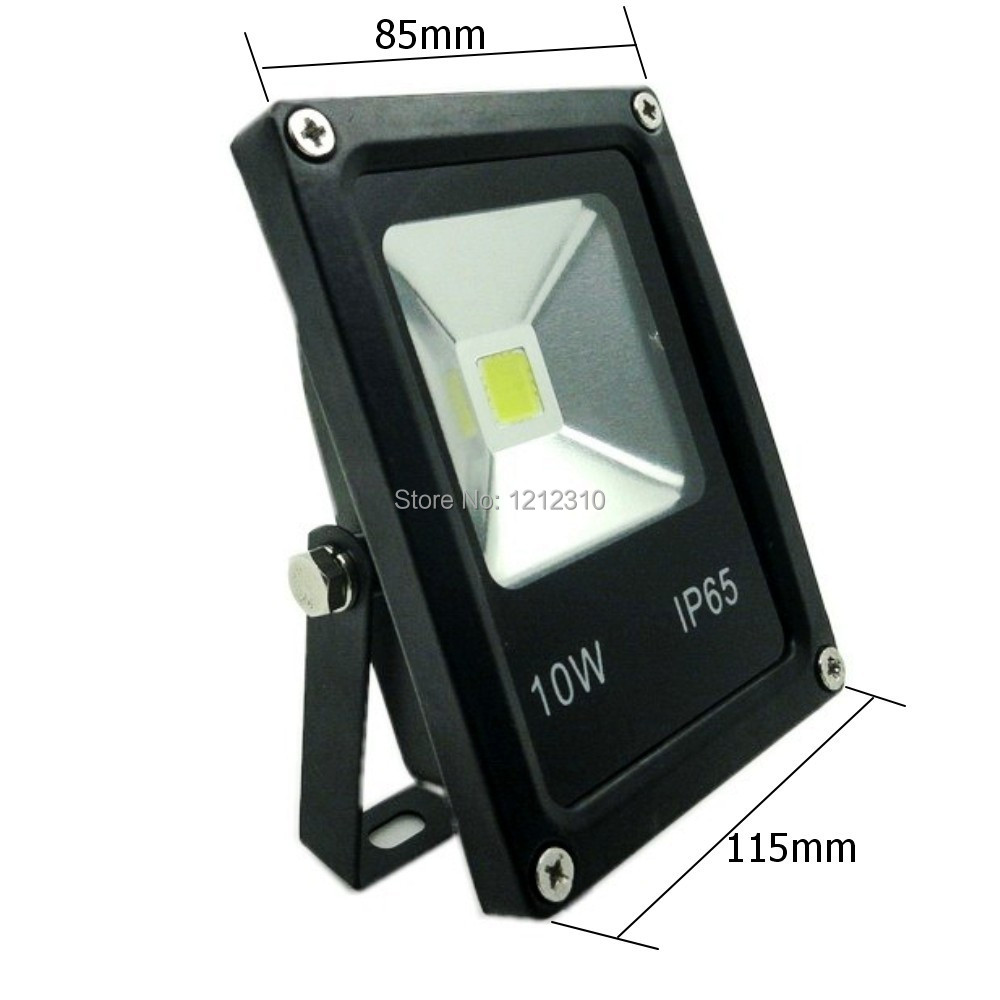 RGB LED Floodlight AC85-265V 10 Watts COB LEDs Waterproof Spotlight for Garden Landscape Park Lighting With Remote Controller