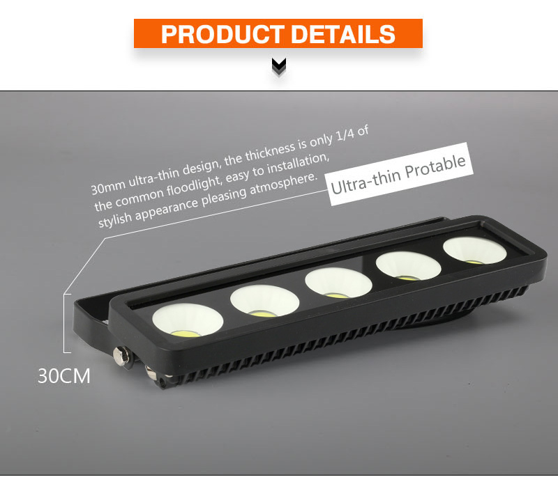 50W 100W 150W 220W LED Flood Light 220V 230V IP65 WaterProof Spotlight Outdoor Wall Lamp Garden Projector