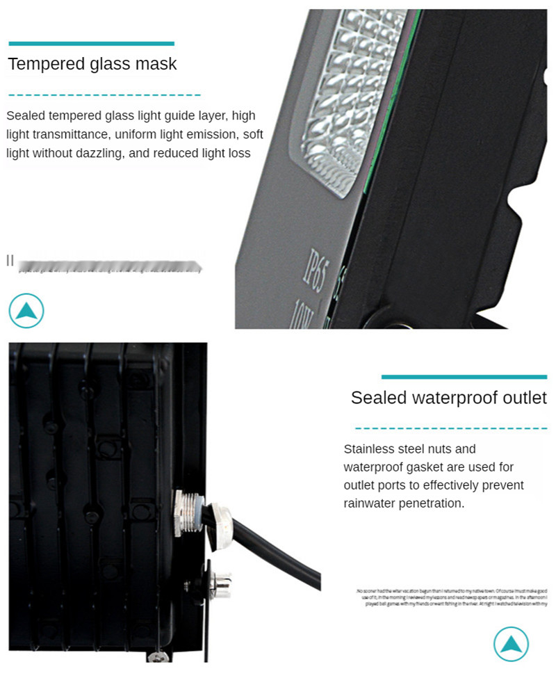 Garden Lighting Colorful RGB Color Changing Outdoor Waterproof Floodlight Landscape Tree Greening Light Park Square Lighting Led