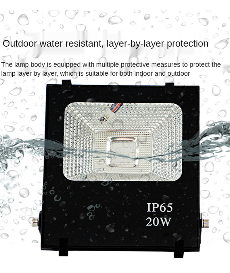 Garden Lighting Colorful RGB Color Changing Outdoor Waterproof Floodlight Landscape Tree Greening Light Park Square Lighting Led