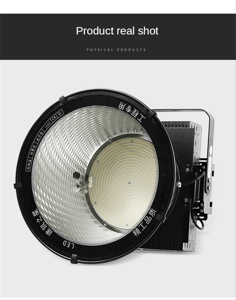Outdoor Floodlight Spotlight High-power LED Construction Site Lighting Super Bright Searchlight Ip65 Waterproof 600W 800W 1000W