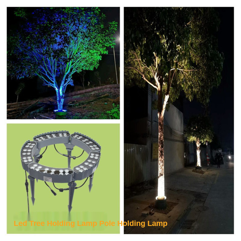 Led Tree Light RGB Automatic Color Changing DMX512 External Control IP65 Outdoor Waterproof Landscape Lamp Xmas Decoration LED