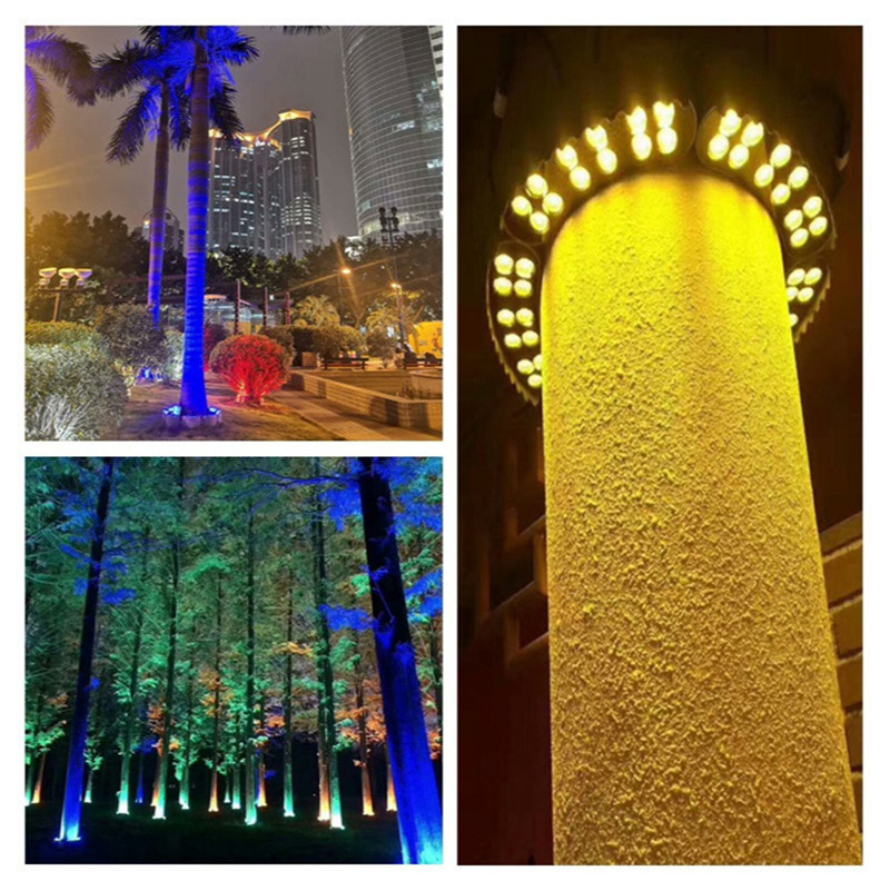 Led Tree Light RGB Automatic Color Changing DMX512 External Control IP65 Outdoor Waterproof Landscape Lamp Xmas Decoration LED