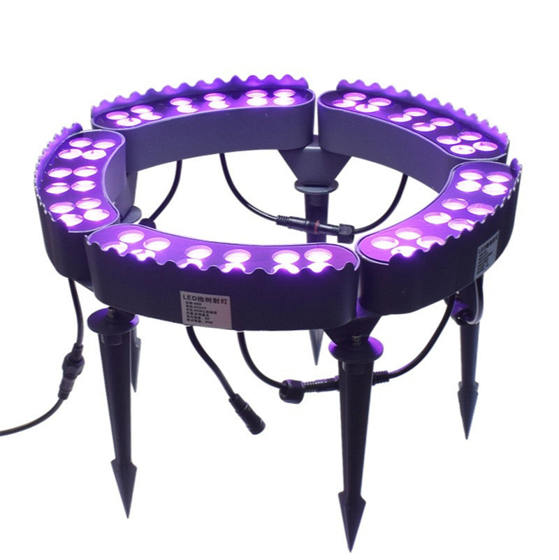 Led Tree Light RGB Automatic Color Changing DMX512 External Control IP65 Outdoor Waterproof Landscape Lamp Xmas Decoration LED
