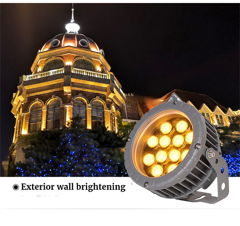 Led Flood Light Wheel Bird's Nest Spotlight Outdoor Waterproof Round Tree Light Bird's Nest Tree Spotlight Garden Lights Lawn