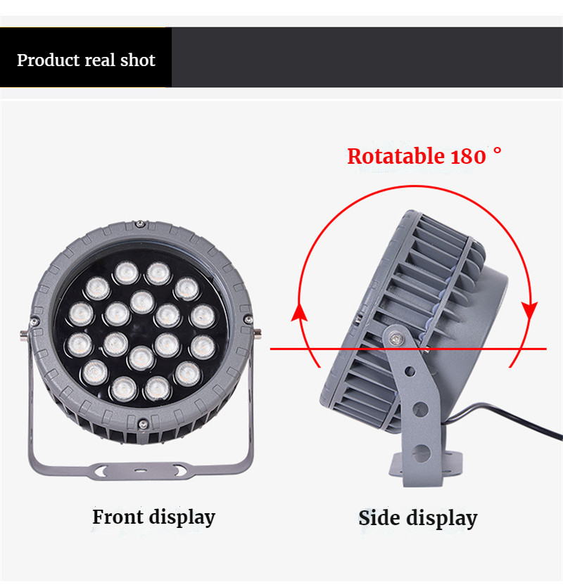 Led Flood Light Wheel Bird's Nest Spotlight Outdoor Waterproof Round Tree Light Bird's Nest Tree Spotlight Garden Lights Lawn
