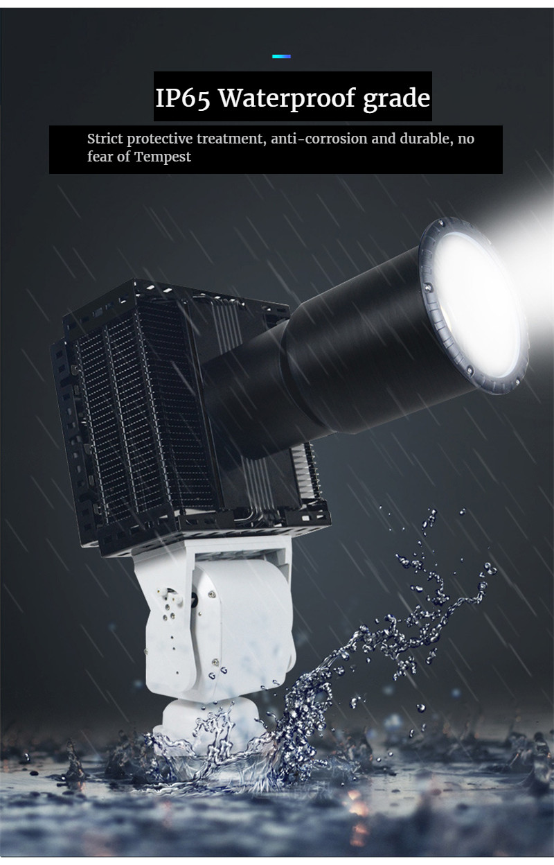 Searchlight LED Strong Light Remote Spotlight Water Proof Ship Fishing Xenon Lights Outdoor Lighting for Fish Ponds Construction