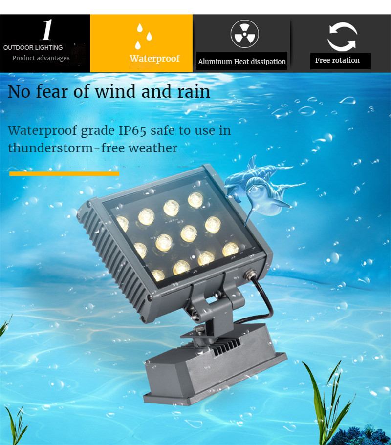 Christmas Lights Outdoor Landscape Lighting Patio Lights Garden Decorative Wall Washer Red Green Blue Lawn Tree Light Waterproof