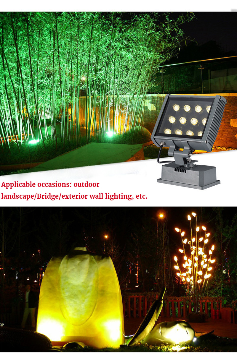Christmas Lights Outdoor Landscape Lighting Patio Lights Garden Decorative Wall Washer Red Green Blue Lawn Tree Light Waterproof