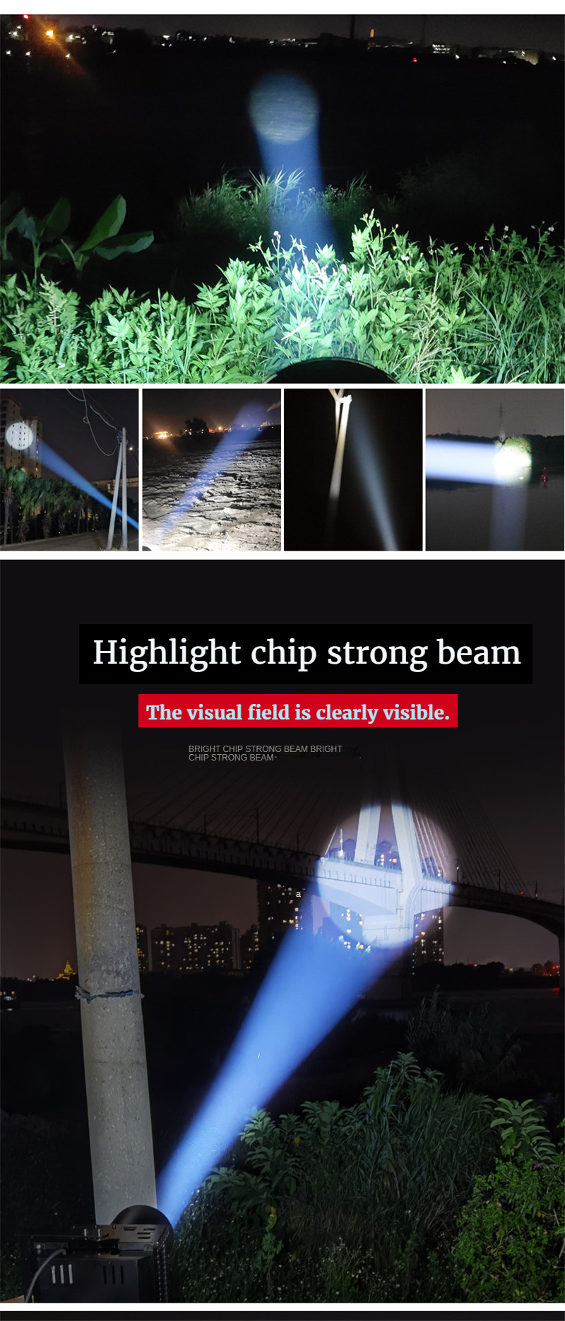 Floodligh Tower Chandelier Searchlight Outdoor Remote Spotlight Lighting Lamps for Ship Terminal Port Prison Vegetable Field