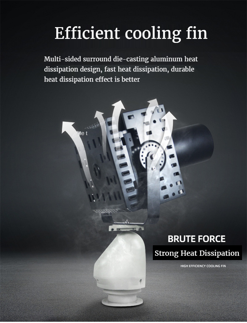 Floodligh Tower Chandelier Searchlight Outdoor Remote Spotlight Lighting Lamps for Ship Terminal Port Prison Vegetable Field